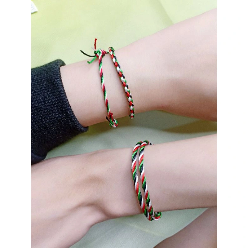 Gelang SOLIDARITAS Bendera Palestina. Gelang palestina Palestine bracelet