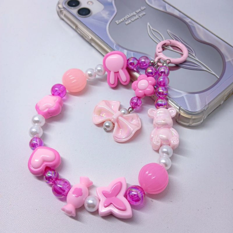 strap hp beads premium/strap hp aestetic/strap phone/gantungan iphone