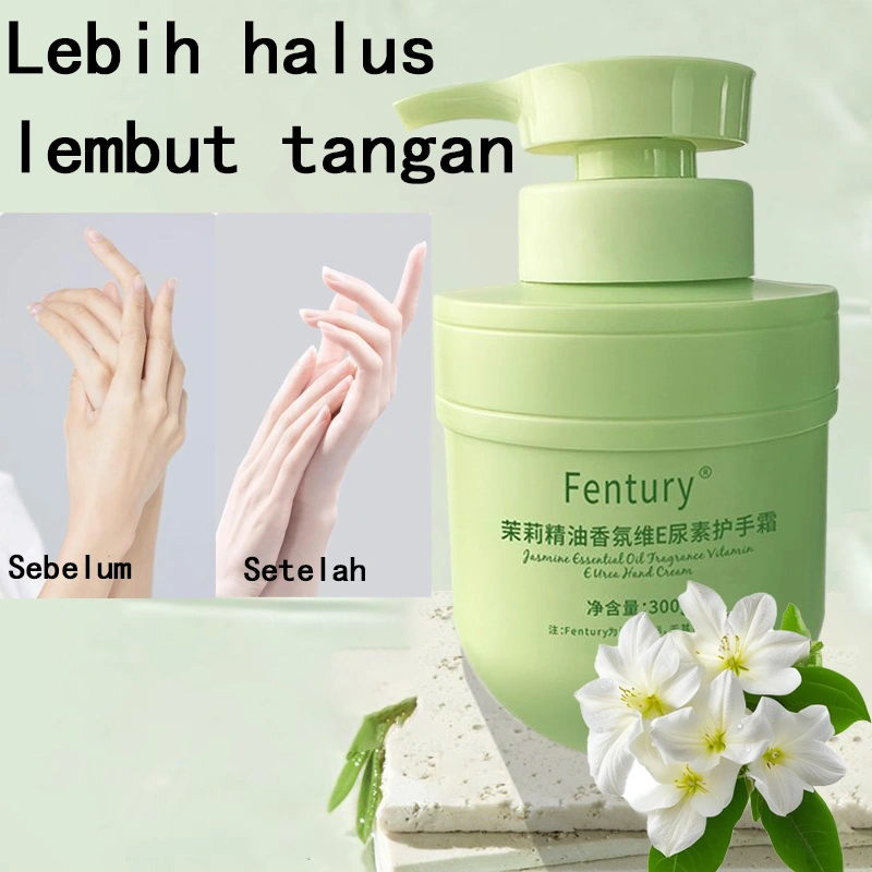 Krim Tangan Jasmine Pencerah 300g Anti Kering Krem Tangan Penuaan Dengan Perlindungan Kelembapan