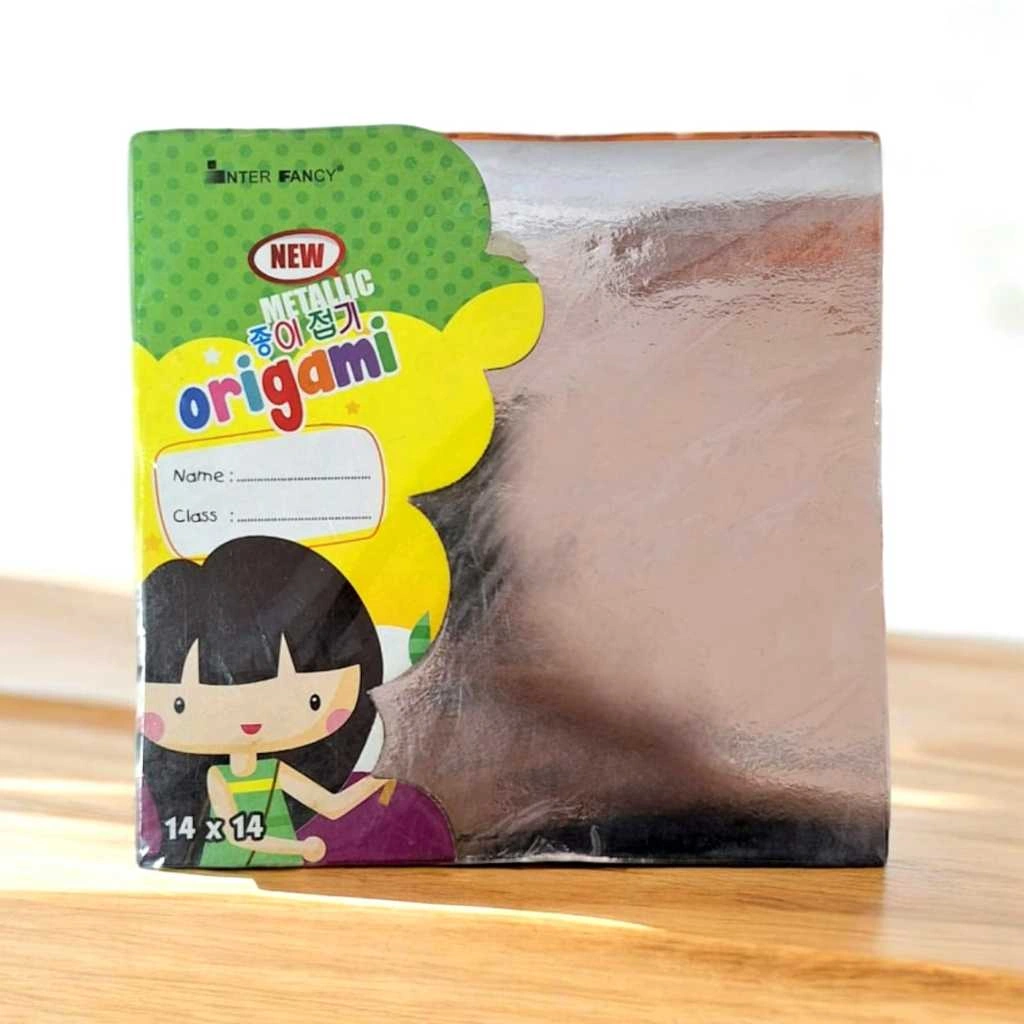 Kertas Origami Metalic 14 x14 cm - SFO Semarang Official