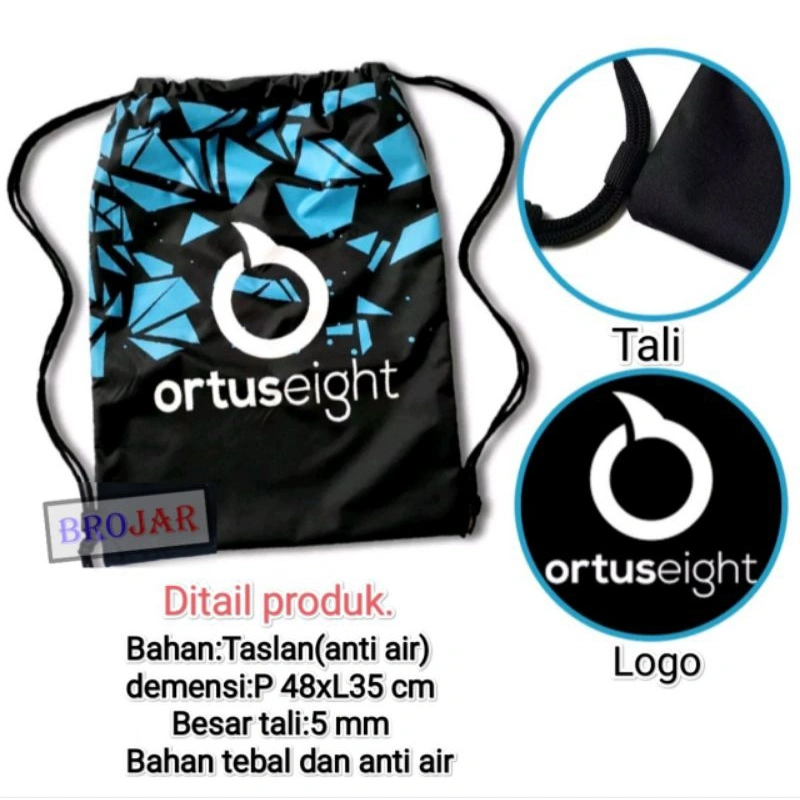 TERMURAH dan bisa [COD] tas serut pria wanita anti air/string bag/gymsack/tas bola murah
