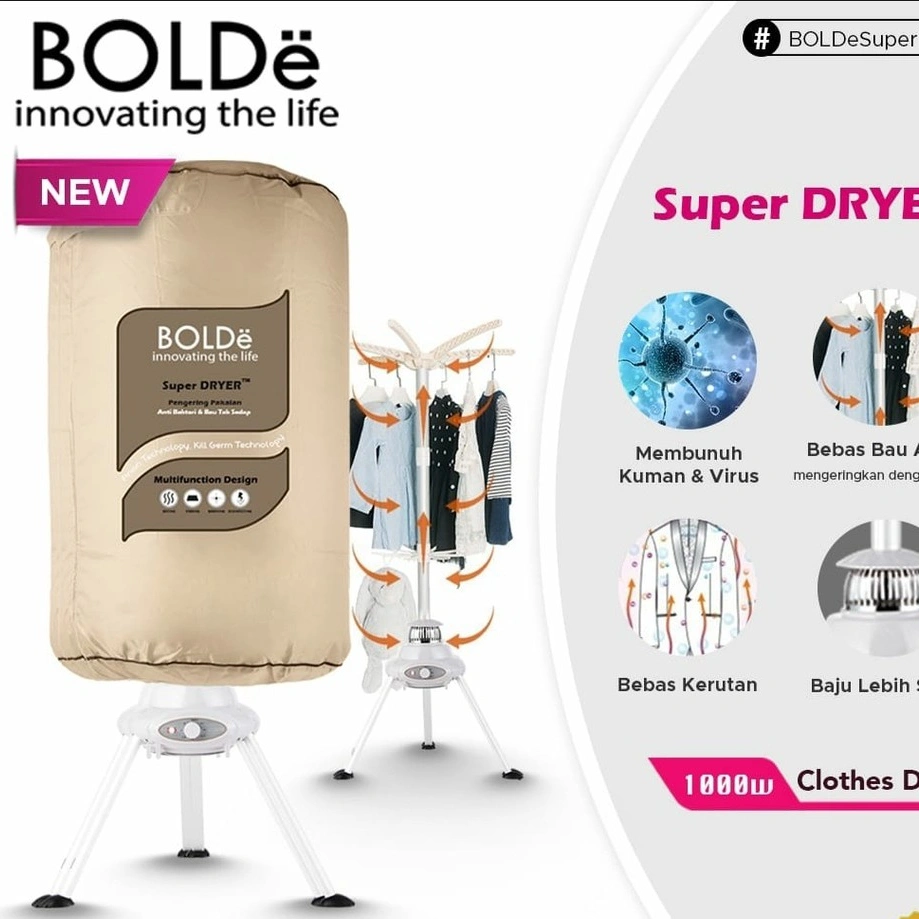 BOLDe Super Dryer ( Pengering Baju Portable )