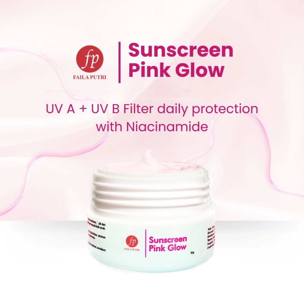 FAILA PUTRI - Sunscreen Pink Glow - UV Protection SPF 50