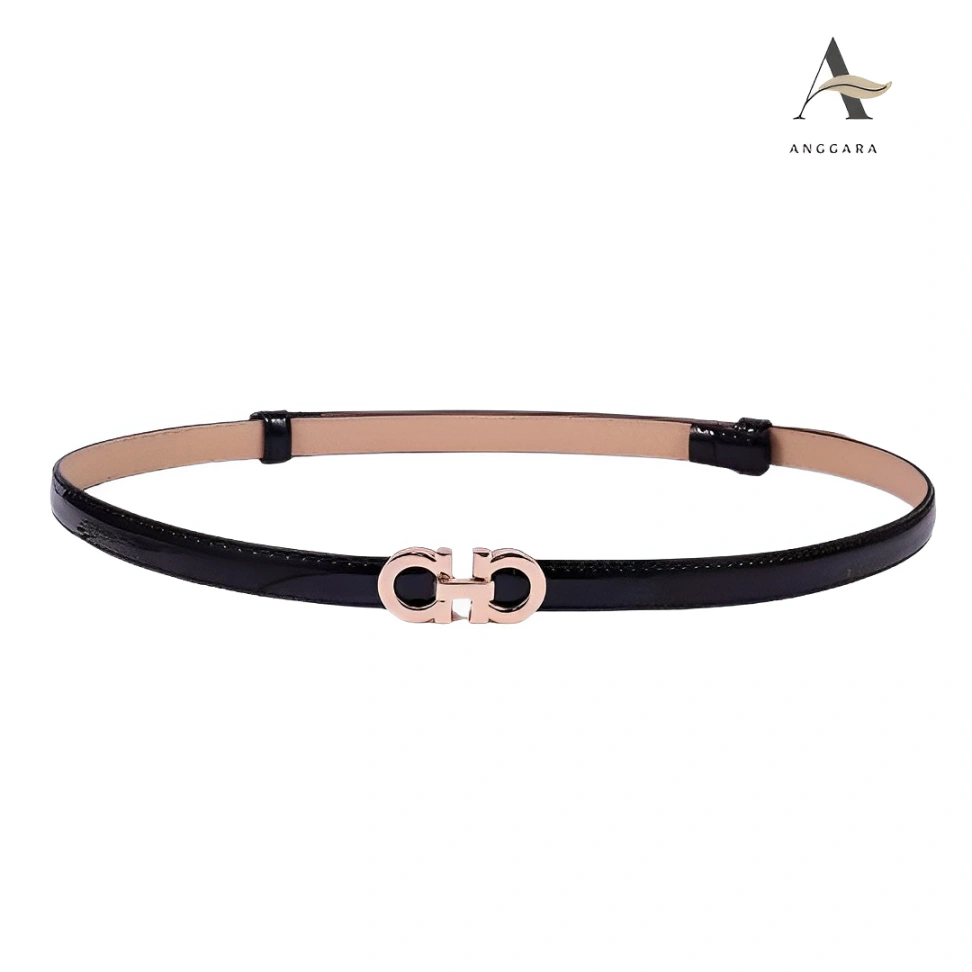 Ikat Pinggang Wanita PU11 Sabuk Belt Bahan Kulit Polyurethane Kasual Aksesoris Fashion Berkualitas
