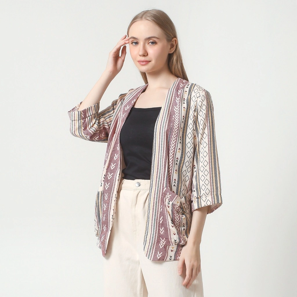 Oota Beachwear Outer LOUNG Gaya Feminine Versatile Cardigan Pakaian Wanita