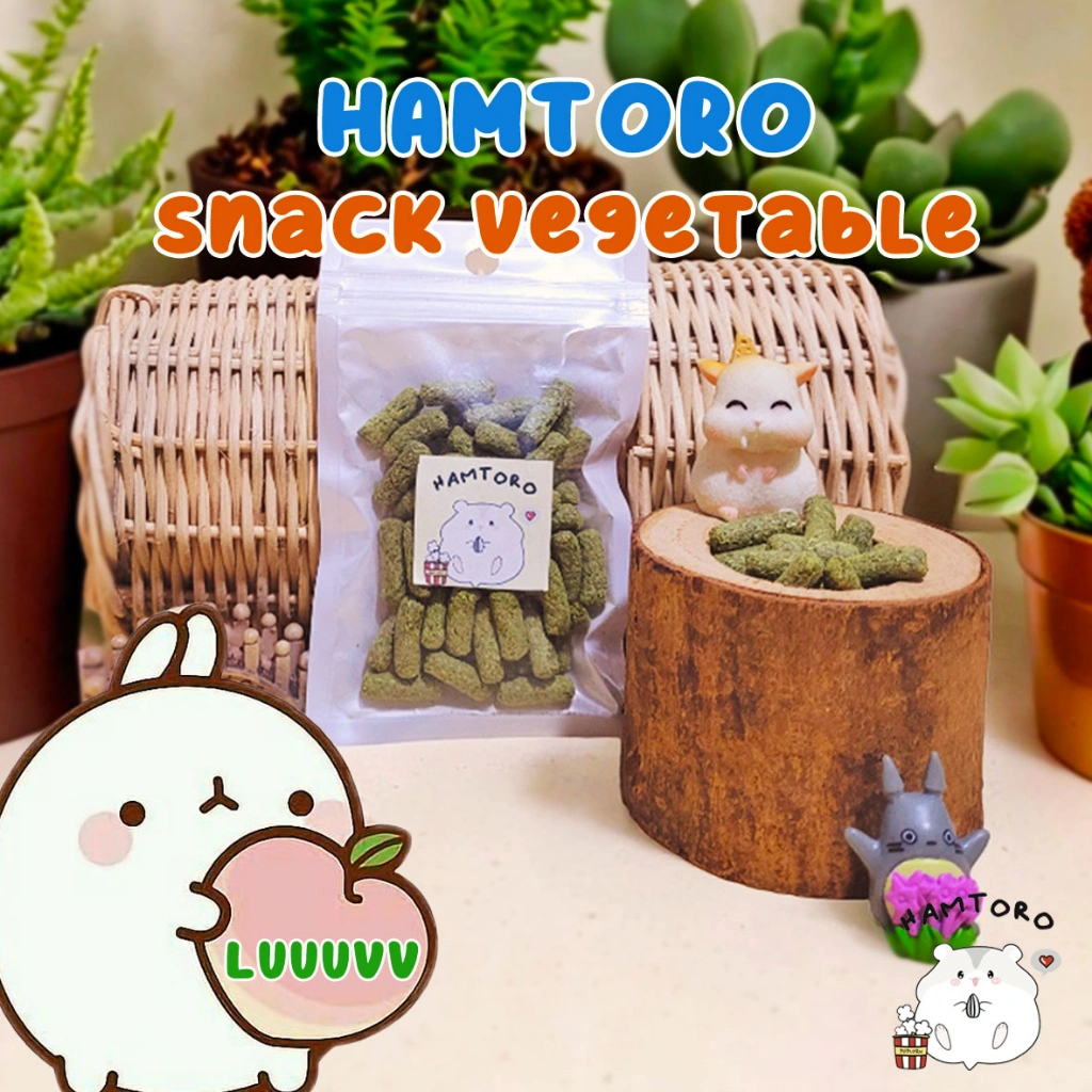 Hamtoro / Snack Vegetable Real Hay Hamster, Kelinci 15g Fiber Supplement