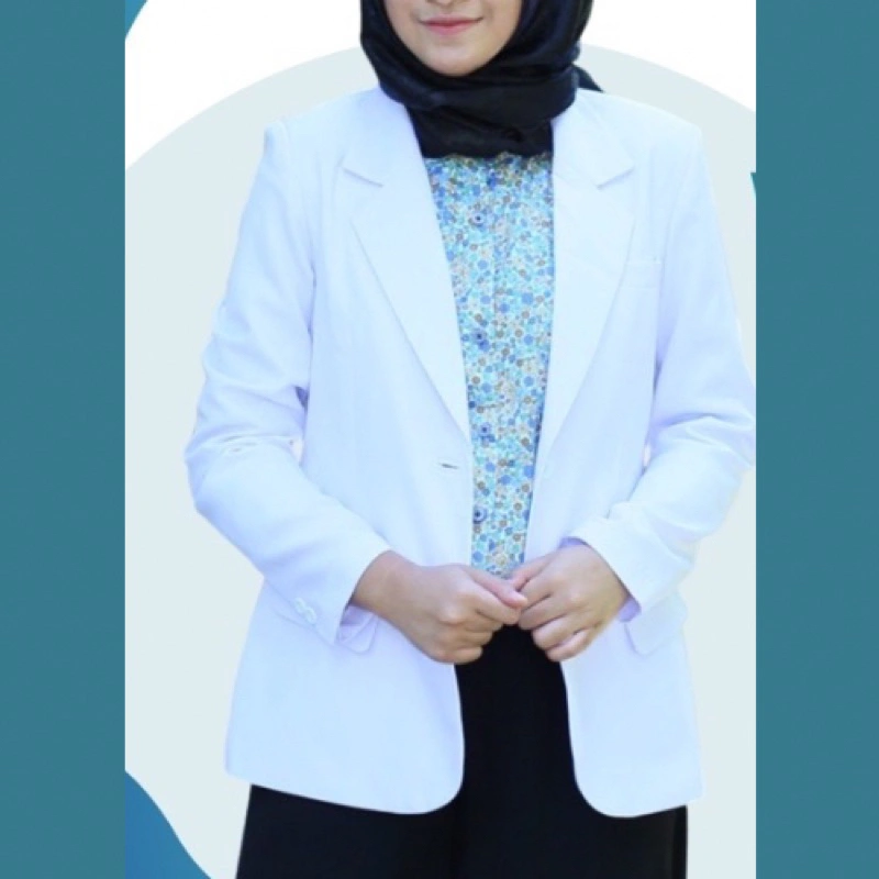 Snelly Jas Dokter Lengan Panjang