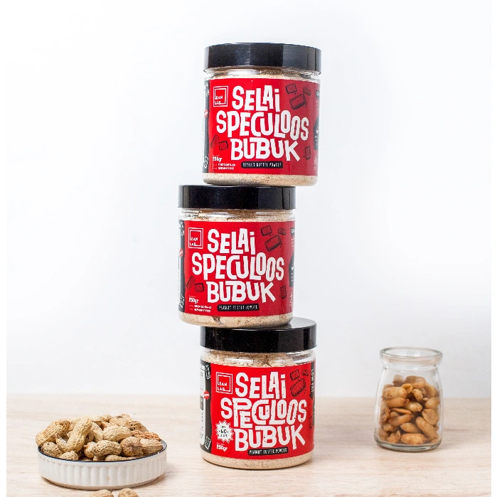 Lean Lab Selai Speculoos Triple Pack (250gr x3) Selai Biscoff Rendah Kalori (Vegan, Low Calorie)