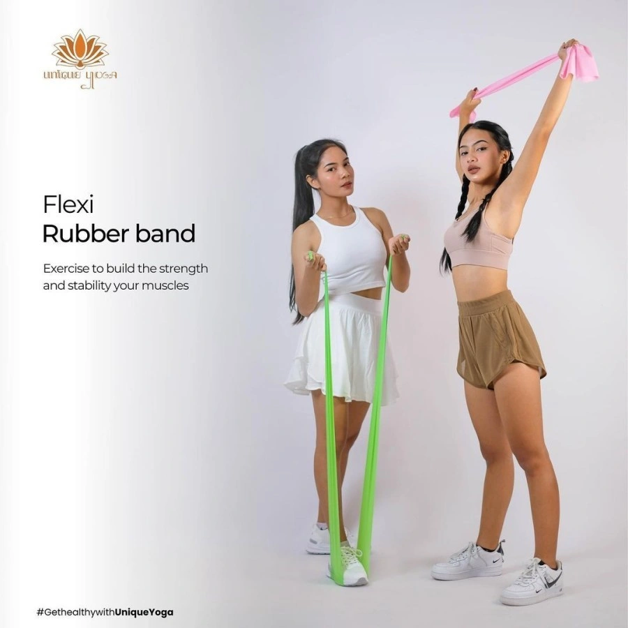 Yoga Resistance Belt / Stretch Belt / Elastic Strap Belt / Flexi Belt