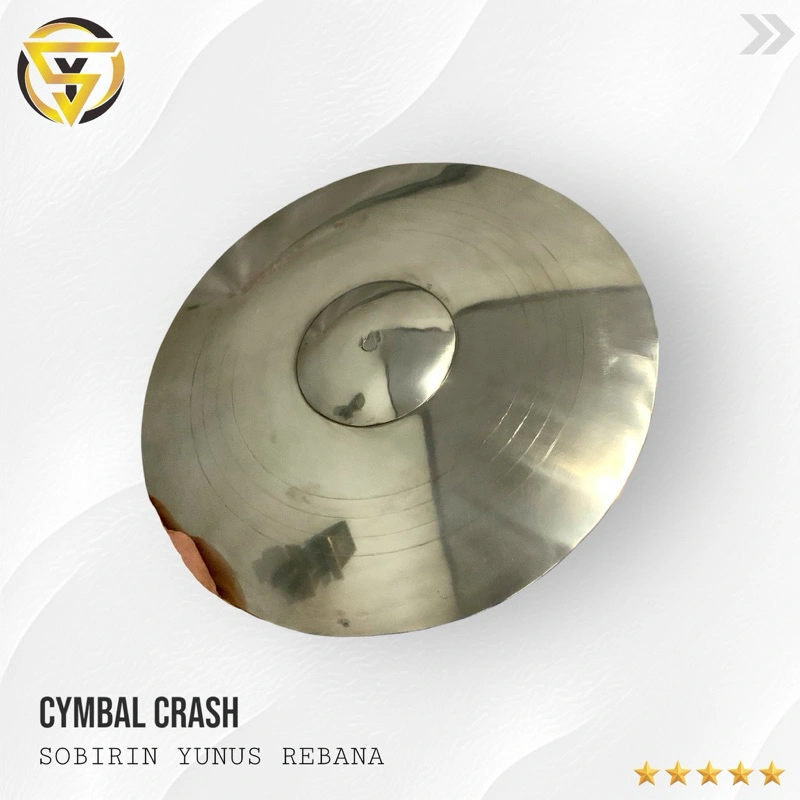 Cymbal Crash Cymbal Splash Simbal Marawis Stainless Mornel Ukuran 12 Inch