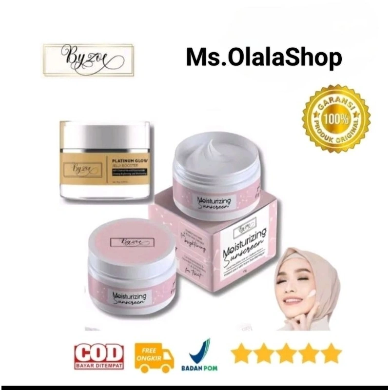 PROMO BYZOE  FECIAL WASH 100ml/JELLY BOOSTER 40g/10g /SLEEPING MASK/JELLY BOOSTER/SUNSCREEN