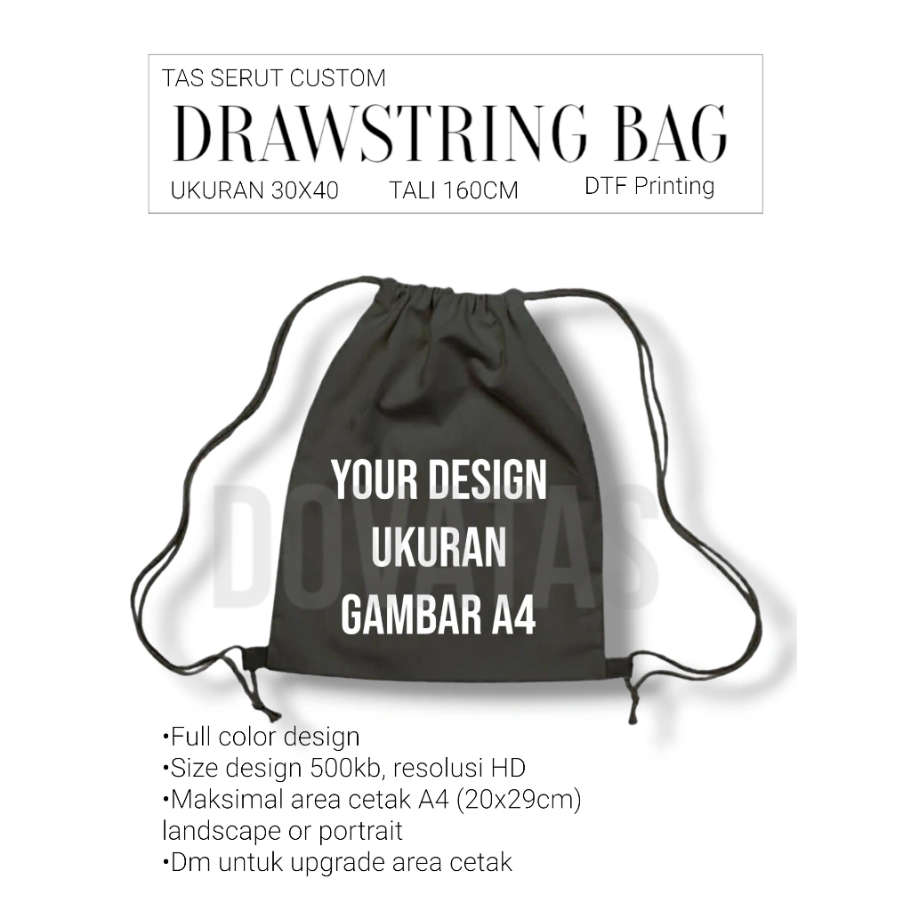 DOVATAS Stringbag Custom Logo | Events & Merchandise