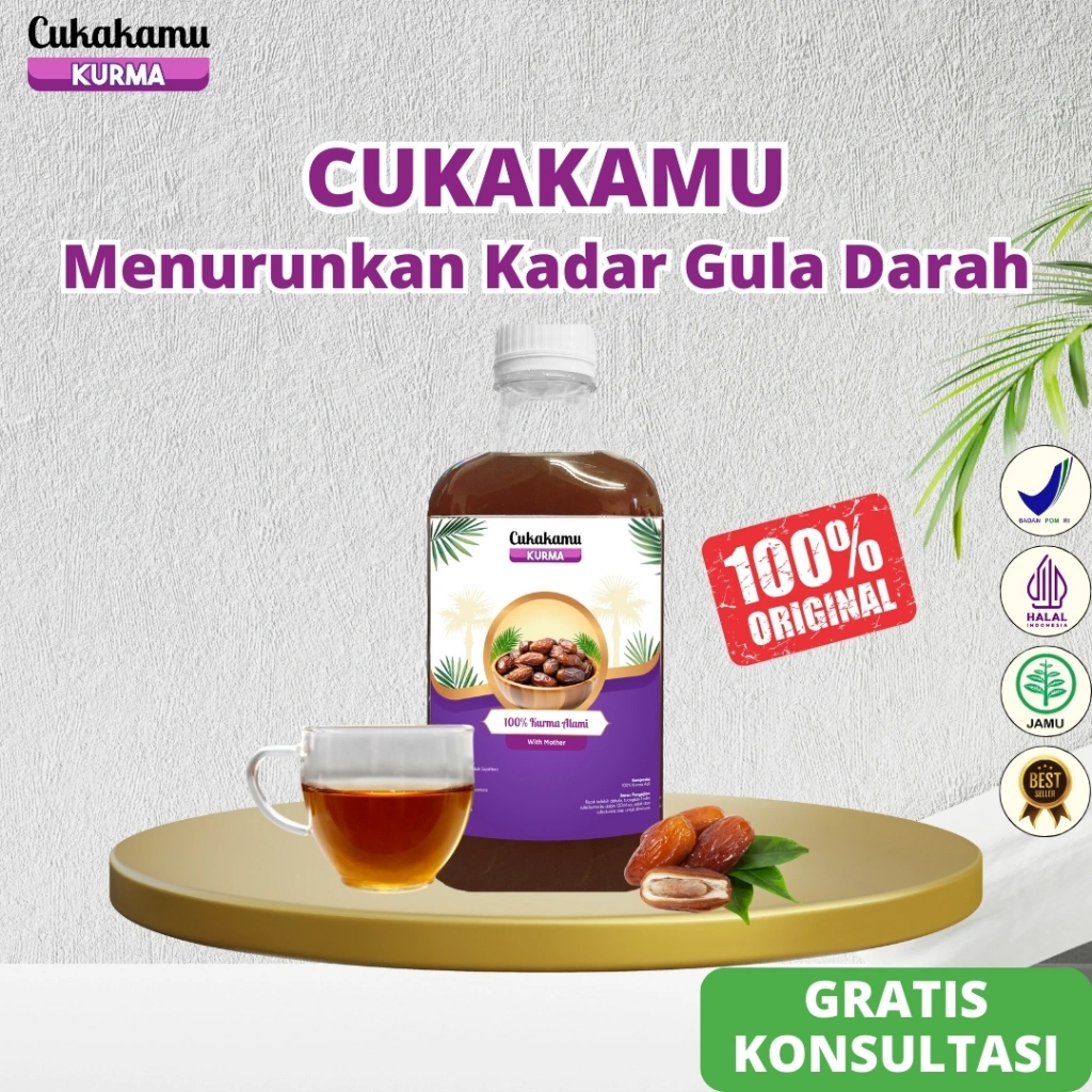 Cukakamu Cuka Kurma Menurunkan Kadar Gula Darah Tinggi Serta Menjaga & Memelihara Kesehatan Jantung