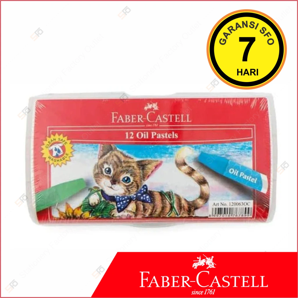 Crayon Oil Pastel Faber Castell Isi 12 Ekonomis