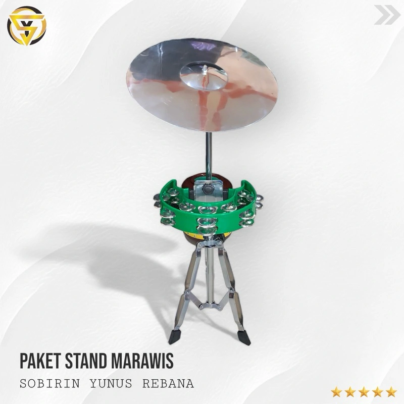 Paket Murah Stand Cymbal Stainless Kecrik Marawis