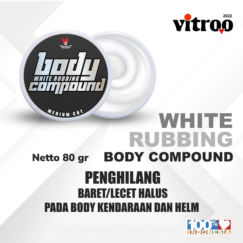 (BCS2) Kompon Penghilang Baret Lecet Poles Gosok Kompon Compon Body Compound SCRATCH REPAIR KIT