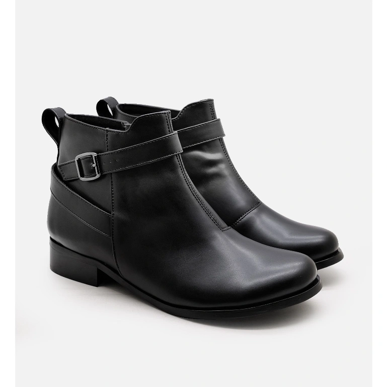 [NEW] La Vita E Bella Kate Sepatu Ankle Winter Boots Fashion Wanita Musim Dingin Zipper Sleting 2,5cm [LU 1002]