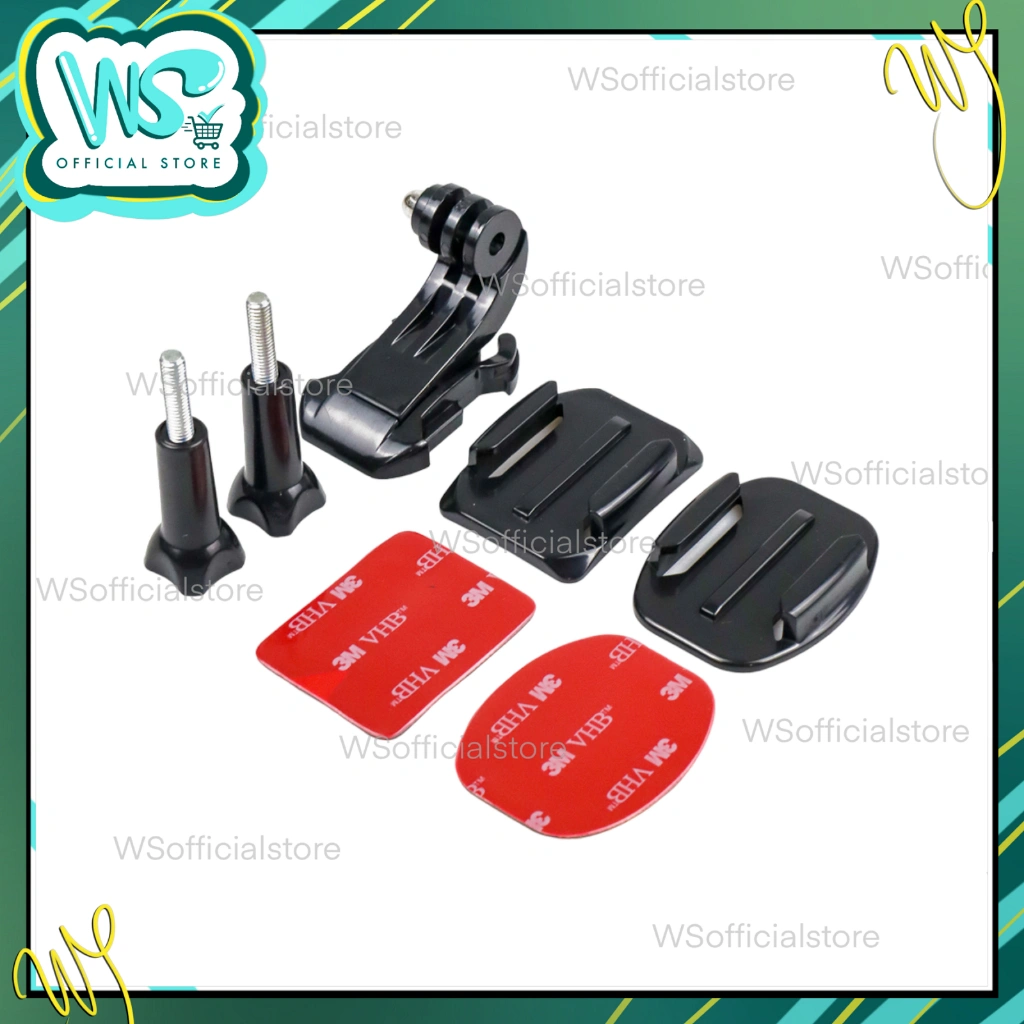 HELMET FRONT MOUNT FOR XIAOMI YI / GOPRO / ADAPTOR ACTION CAM