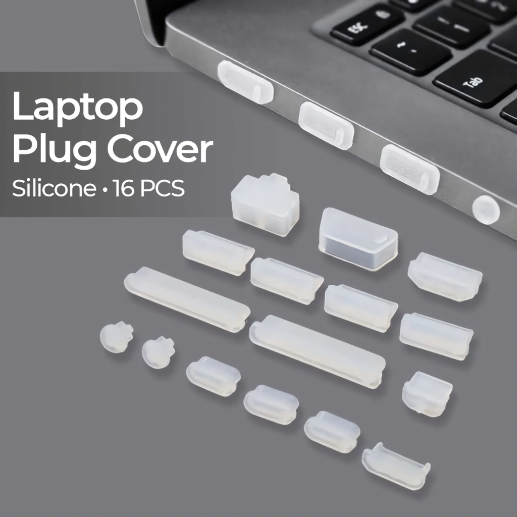 APEN Silikon Pelindung Lubang Laptop Notebook Anti Debu Dust Plug Cover USB HDMI VGA AUX Silicone