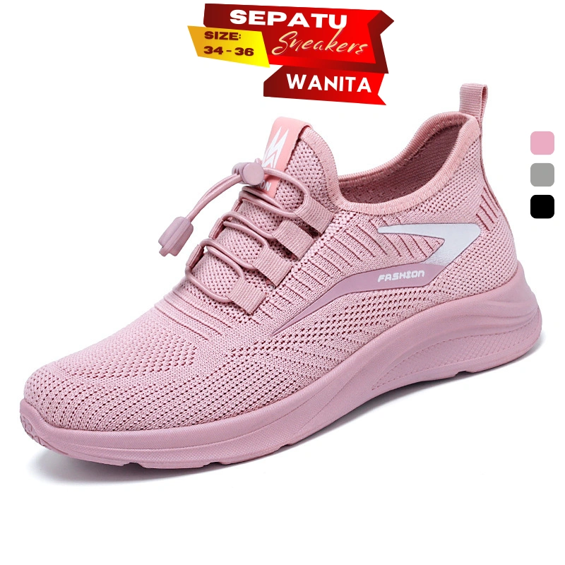 Sepatu Sneakers Wanita Sport Shoes  Running XY013 Casual Slip On Murah Kuliah Kerja Joging Santai Fashion Style Cewek Remaja