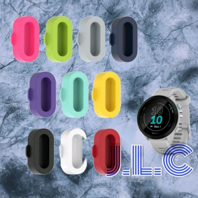 Anti Dust Debu Air Port Plug Charger Cas Casan Penutup Cas For Garmin Forerunner 55 165 255 265 245 570 970 Vivoactive 3 4 5 Venu Sq 1 2 Music