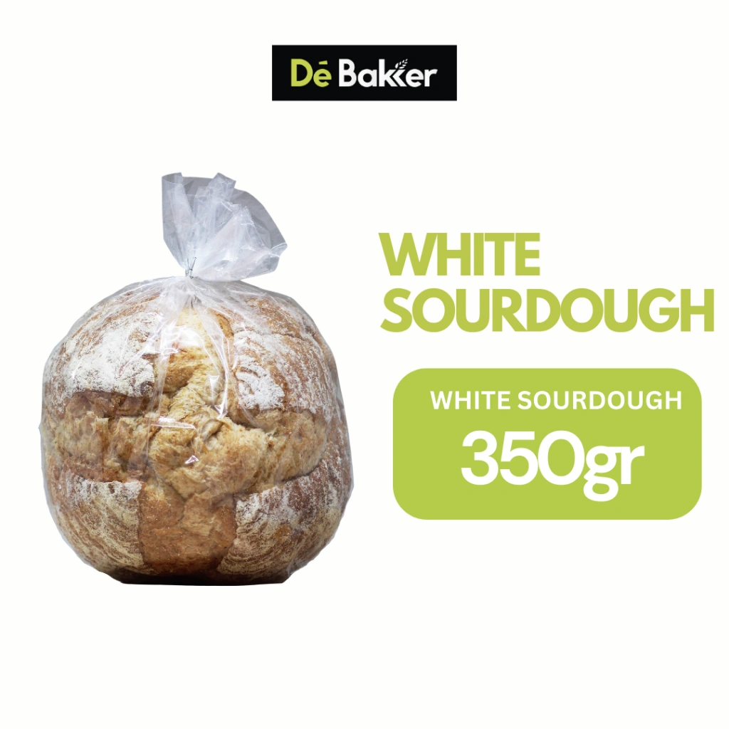 Debakker White Sourdough - Healthy Food - Diet Snack - Low Gi - Egg Free - Bread Roti Bakery