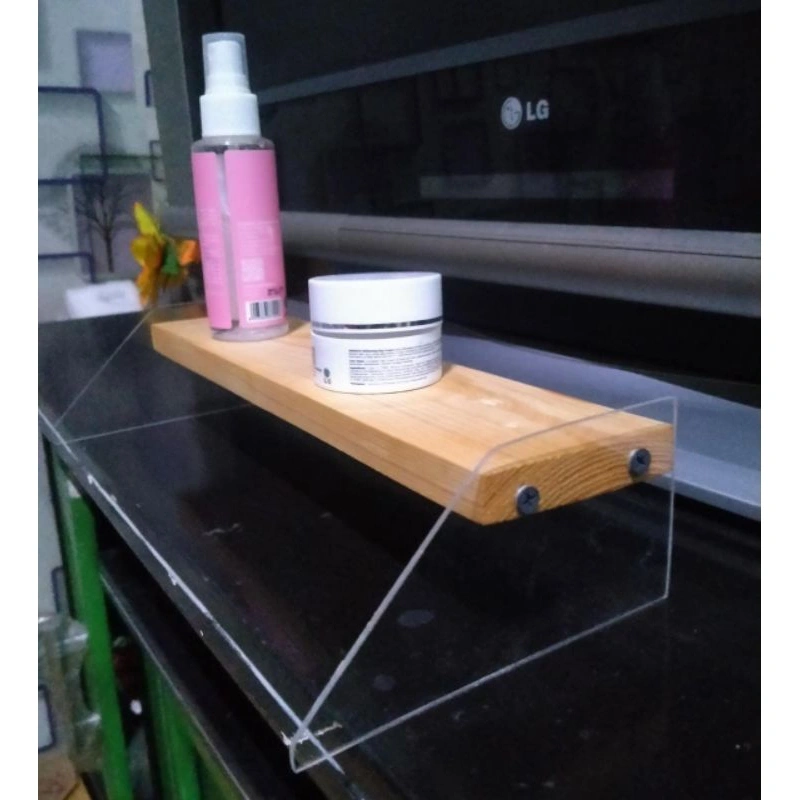Rak susun 1 kosmetik/rak organizer serbaguna/tempat mainan panjang 30 dan 40 cm