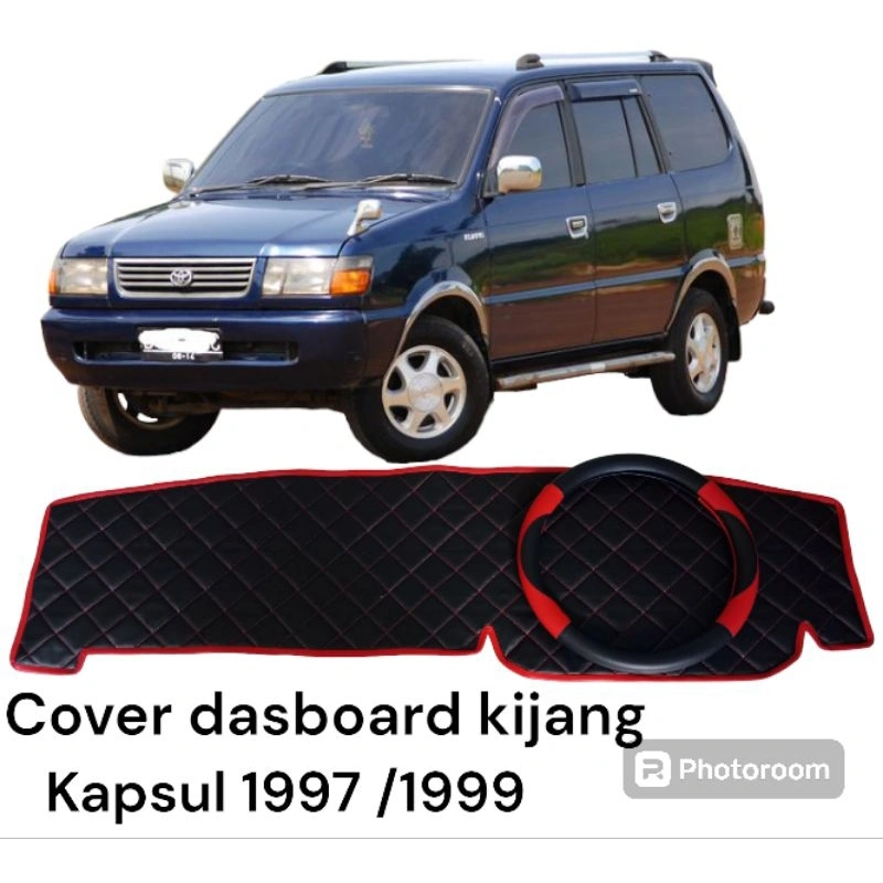 cover dasboard dan  sarung stir kijang kapsul lsx krista tahun 1997/1999