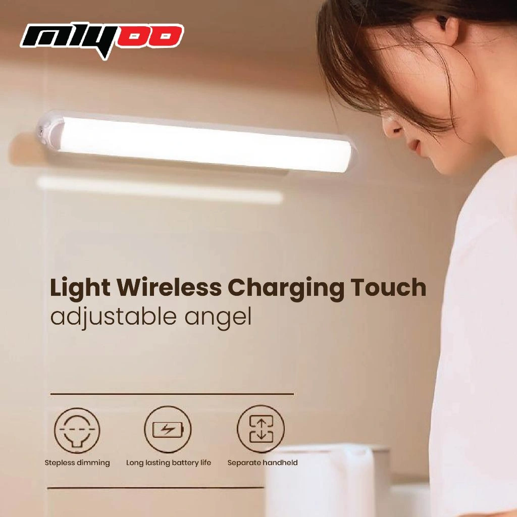 Miyoo Lampu Tidur LED Magnetic Multifungsi Lampu Meja Belajar Lampu Lemari Lampu Darurat Portable Adjustable Angle