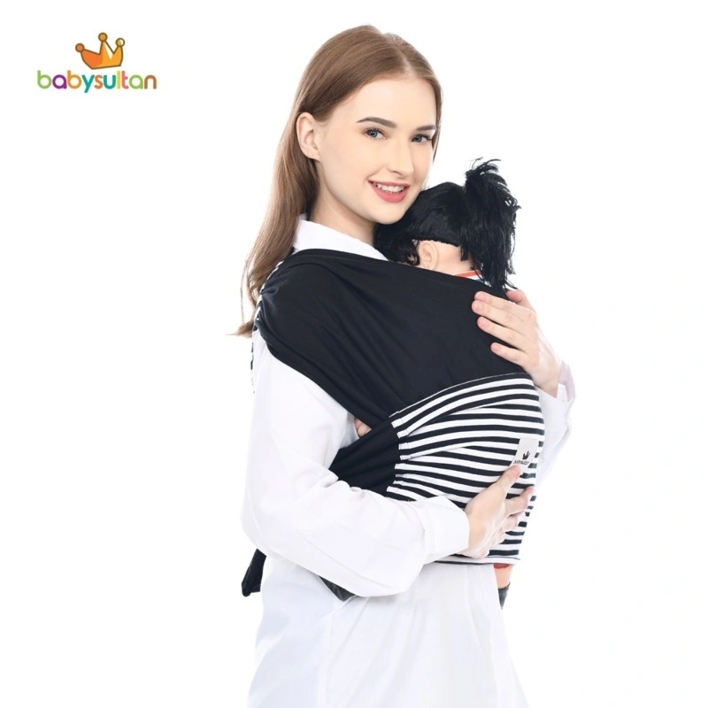 Baby Sultan - Gendongan Bayi 3in1 Fast Baby Wrap - Gendongan Bayi Motif Salur Stripe dengan Sash Belt