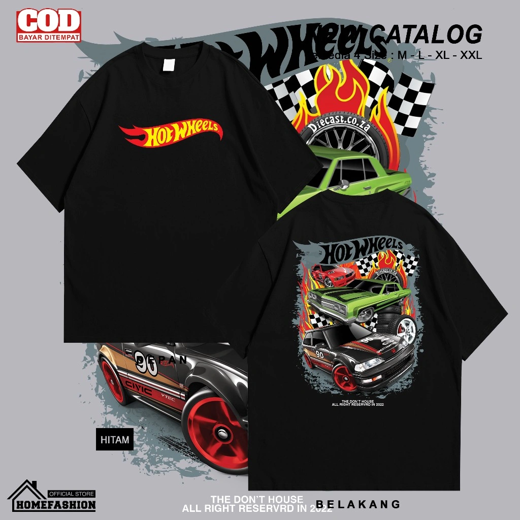 Kaos HOTWHEELS Kaos Premium Bahan Cotton Combed Terbaru dan Terlaris COD | KAOS DISTRO ORIGINAL | BAJU MOTIF RACING | TSHIRT MURAH DEWASA PRIA WANITA ghost.buster STEERING WHEELS STORE PILOTTER PROSTREET LOKALO IDN