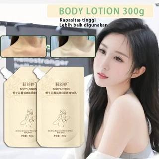 Lotion Pemutih Badan Brightening Whitening Body Cream Mencerahkan Warna Kulit 300ml Lotion Kulit