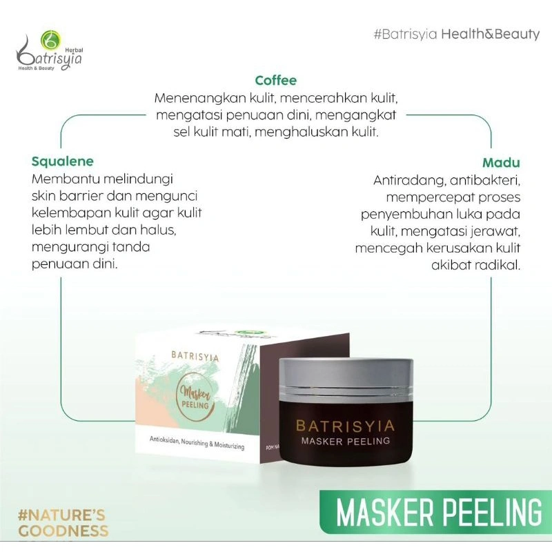 Batrisyia Masker Peeling 15gr