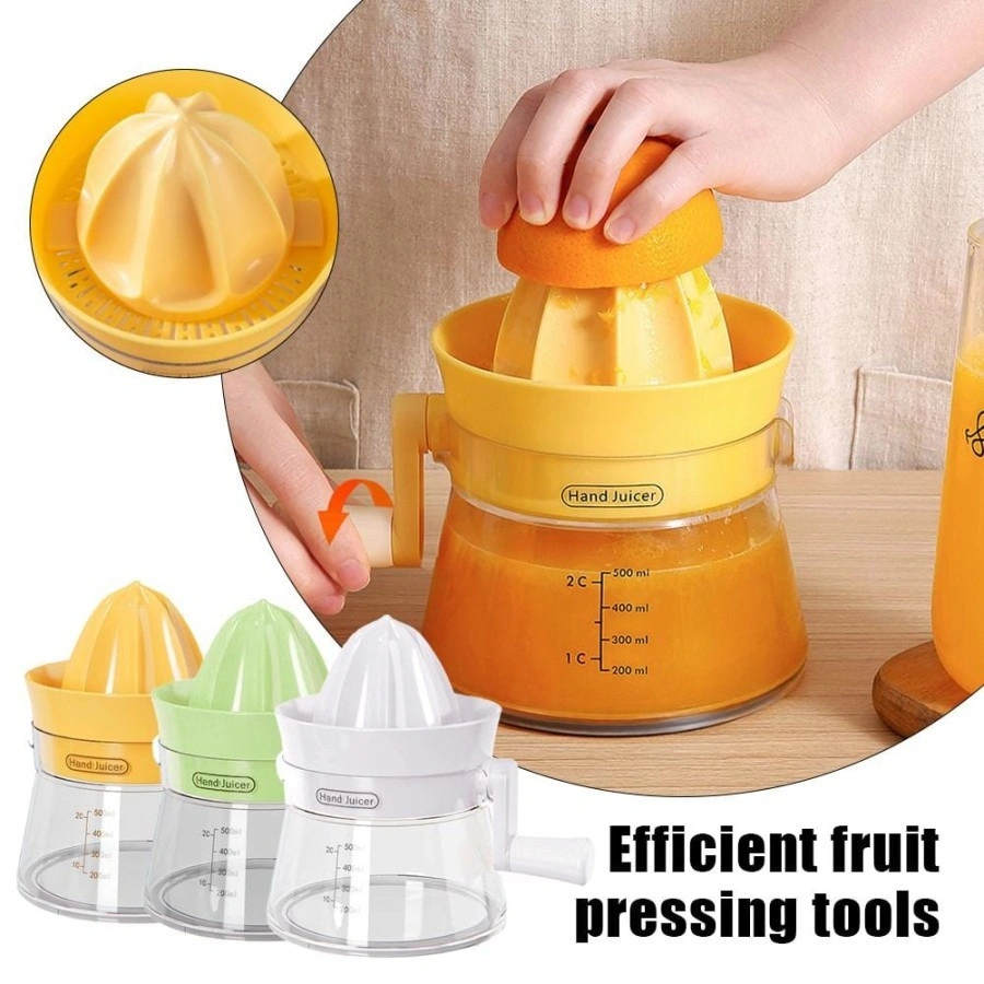 SYZZ Cranked Juicer Hand Putar Alat Jeruk Peras Manual Citrus Orange Lemon Squeezing.