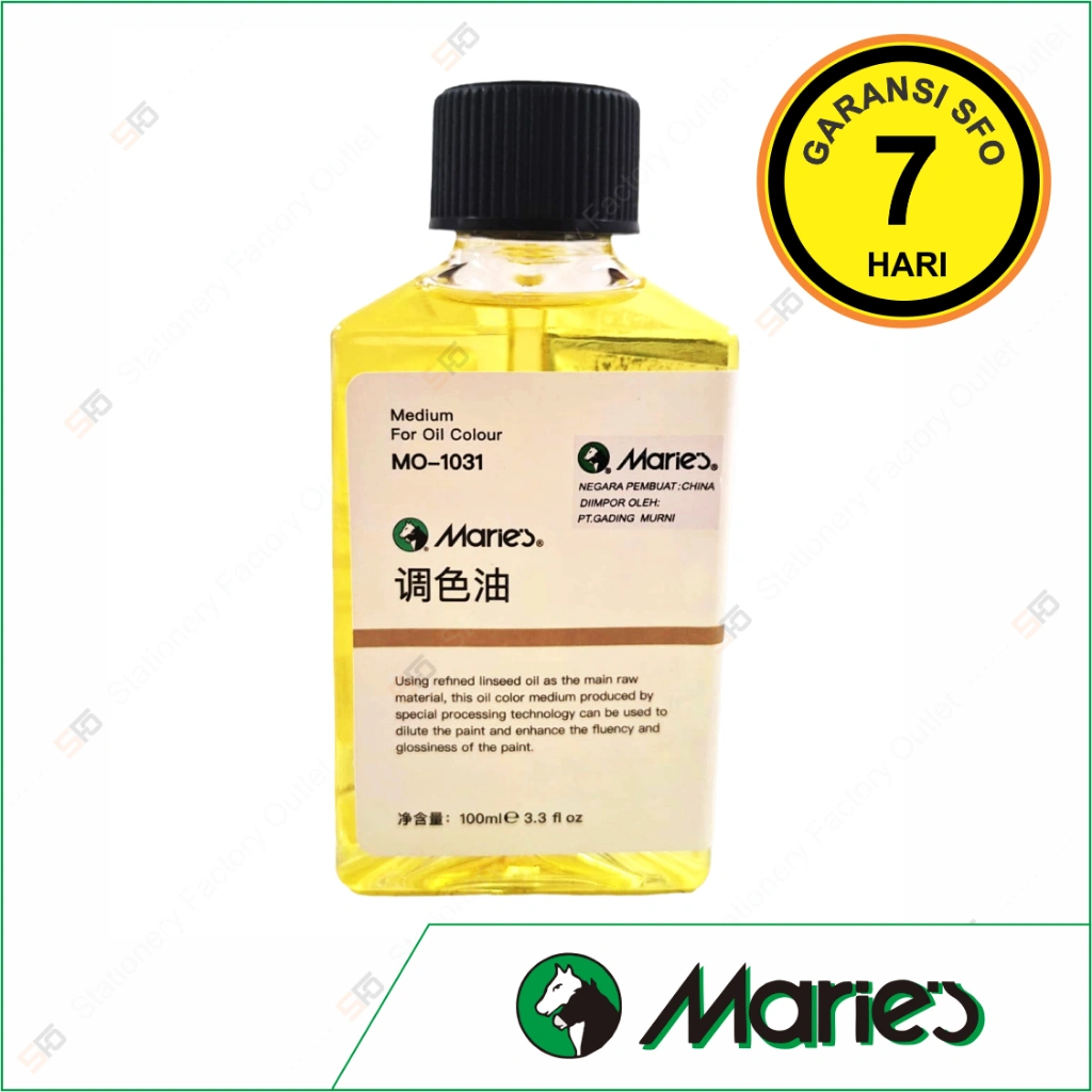 Binder Pengencer Cat Minyak Maries 100ml - Medium fo Oil Colour MO-1031 - SFO Semarang Official