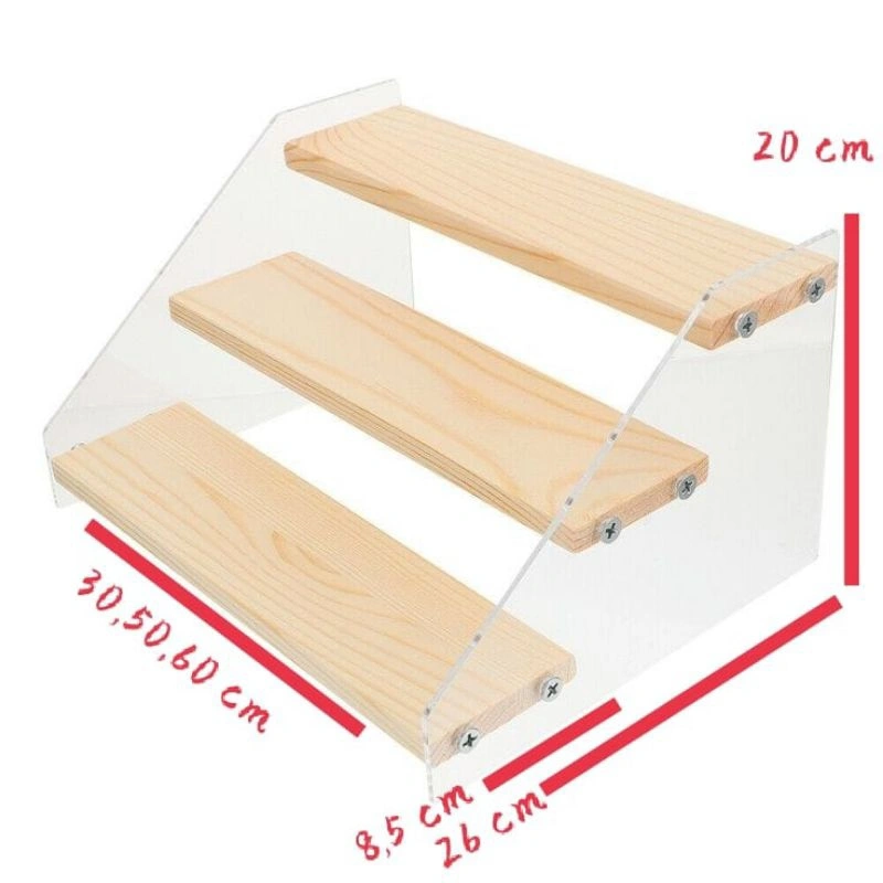 Rak 3 susun  bsr kosmetik/Rak organizer rak mainan panjang 30,50,60 cm serbaguna