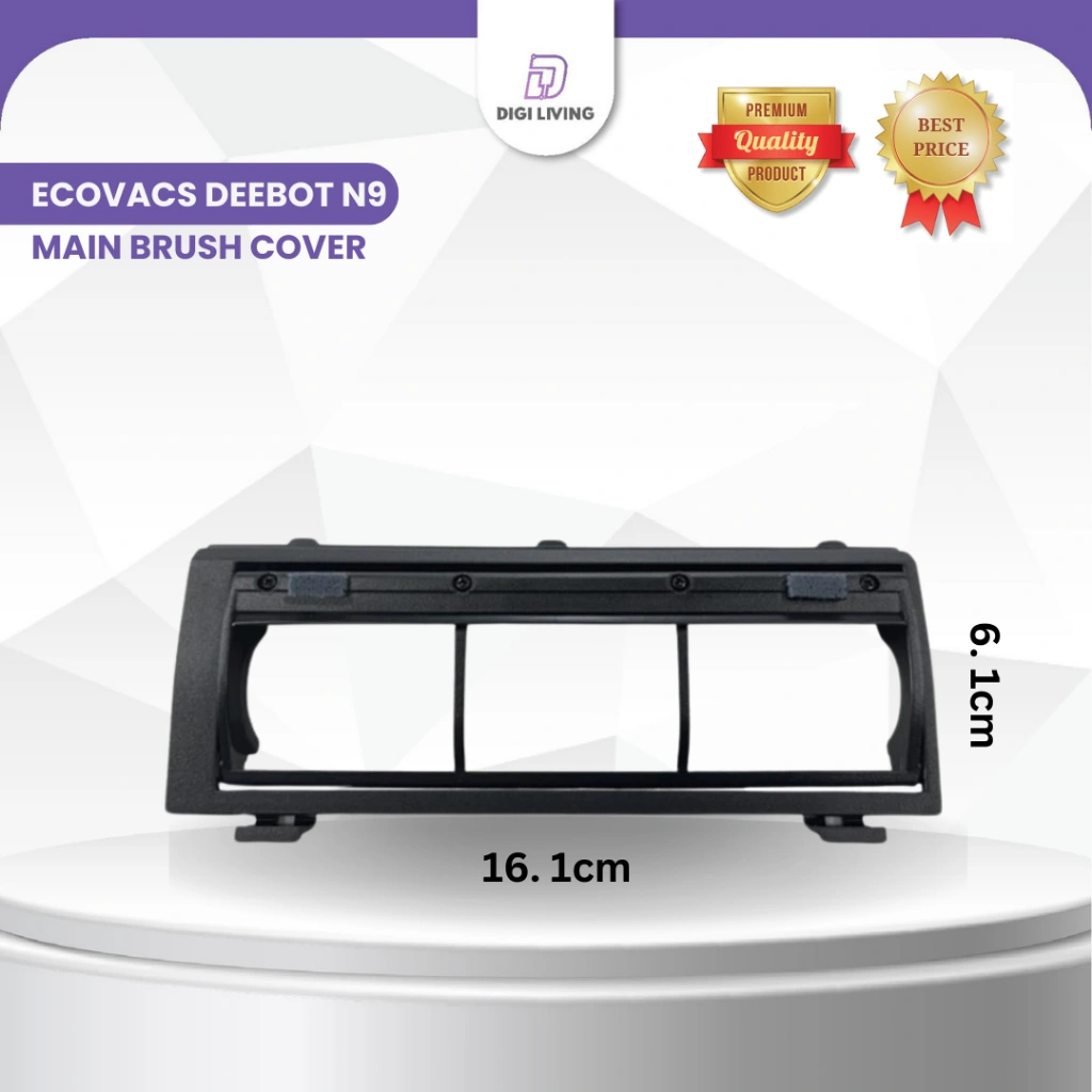 Digiliving - Main Brush Cover Ecovacs N9/N9+ Cover Sikat Utama Robot Vacuum