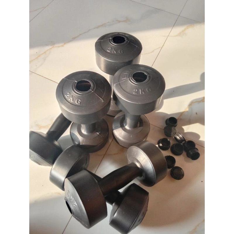 cover barbel Dumbell 2kg kosongan tanpa isi (2pcs)
