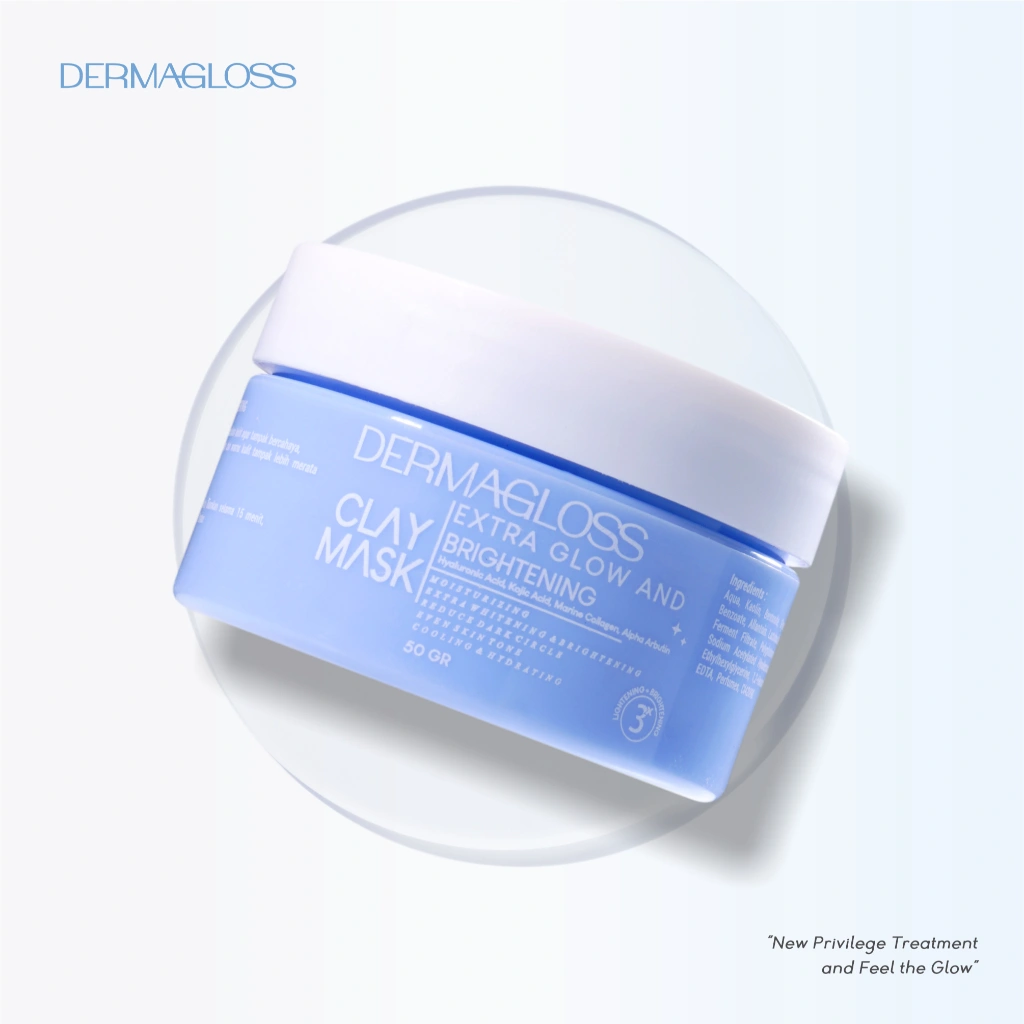 DERMAGLOSS - Extra Glow & Brightening Clay Mask