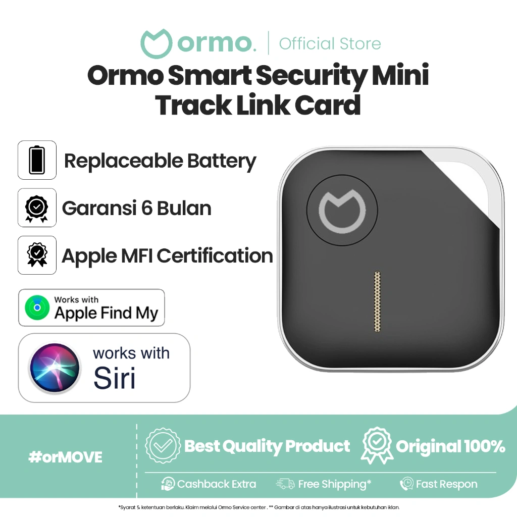 Ormo Tag Mini Smart Tracker | Apple Find My Airtag Alternative