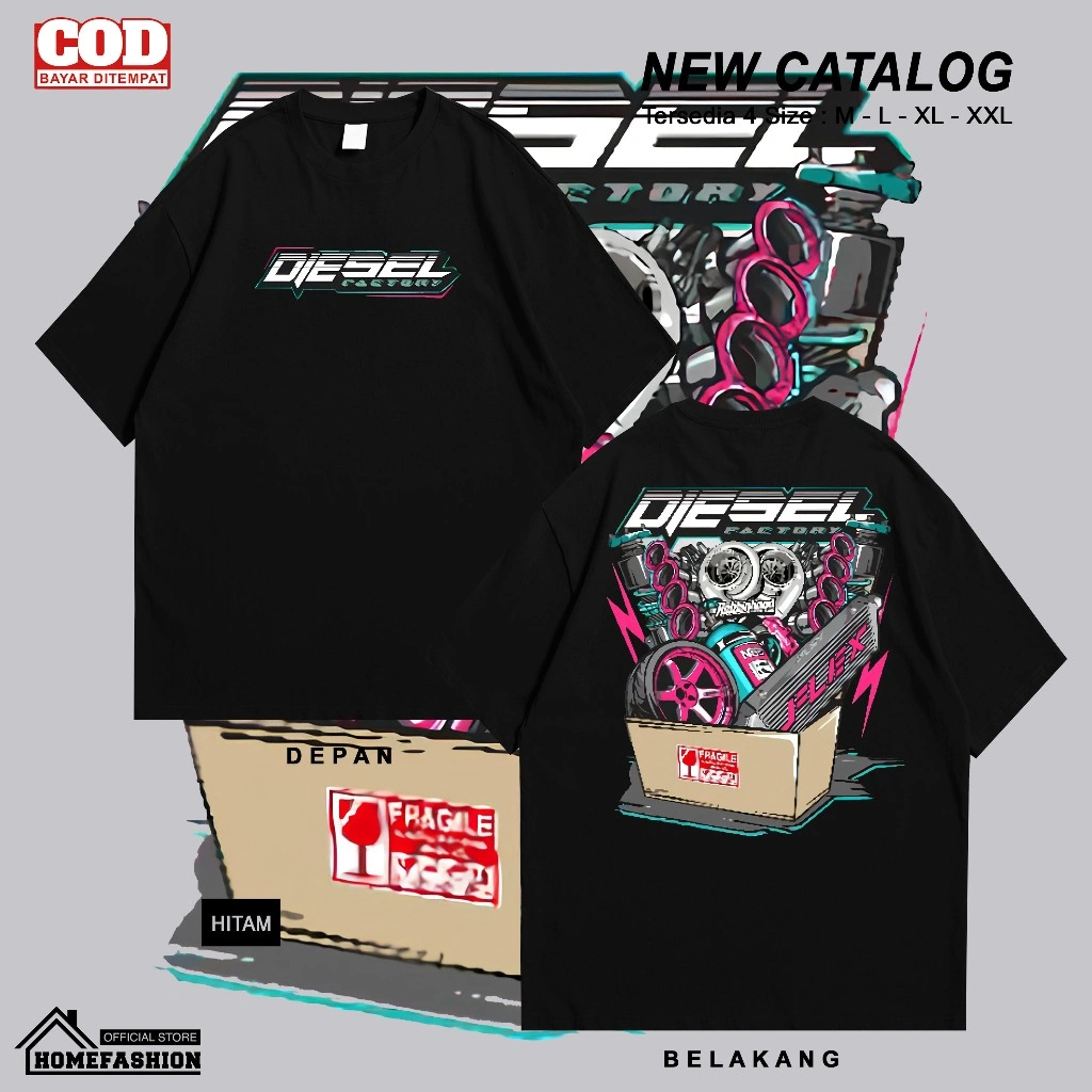Kaos Diesel Factory | Diesel Gank | Diesel Power | Turbo Diesel | Diesel Racing - KAOS RACING ORIGINAL | BAJU DRAG RACE | TSHIRT CB GL MOTOR | BAJU DISTRO | ghost.buster STEERING WHEELS STORE PILOTTER PROSTREET LOKALO IDN DHALCIM APPAREL