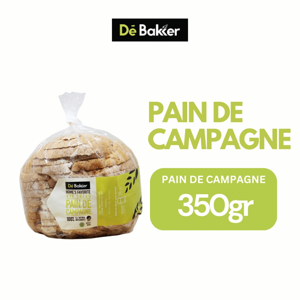 Debakker Bakery Pain de Champagne Roti Tawar Sehat - Healthy Food - Diet Snack - Vegan Friendly - Bread Roti
