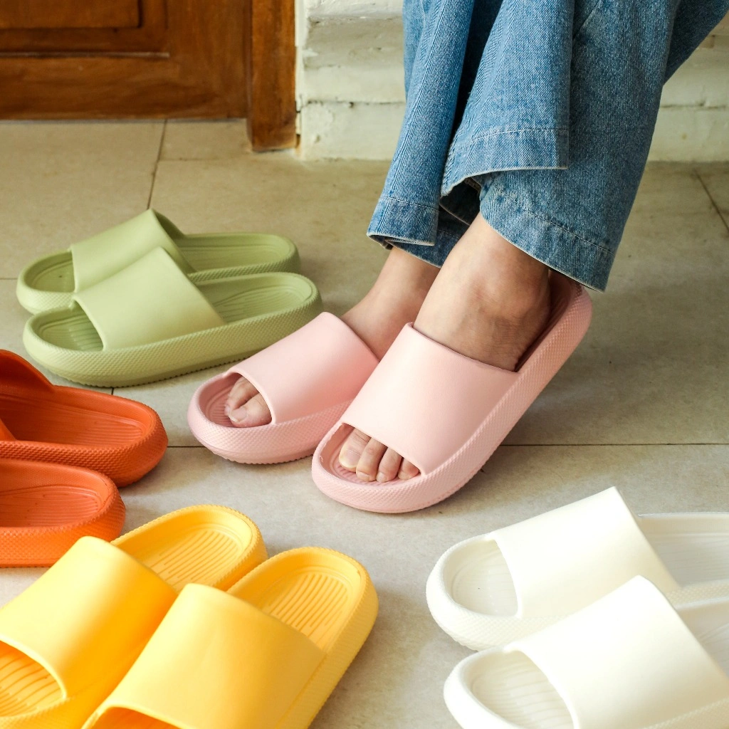 Sendal Wanita Sandal Wanita Kekinian Slop Karet Wanita Jelly Empuk EVA M6 - Sendal Import Korea - Sendal Ando - Sendal Swallow - Sendal Wudhu - Sendal Karet Empuk - Sendal Selop - Sendal Slop Murah - Sendal Grosiran - Sendal Viral Warna Pink