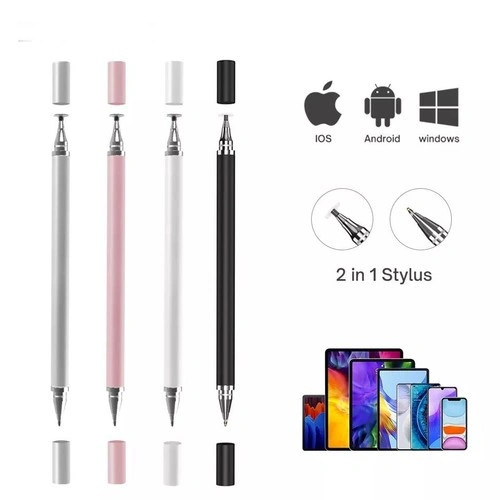 Pena Stylus Pen Universal 2in1 Drawing Painting Tablet Capacitive Screen Touch Pen IOS Android Ipad