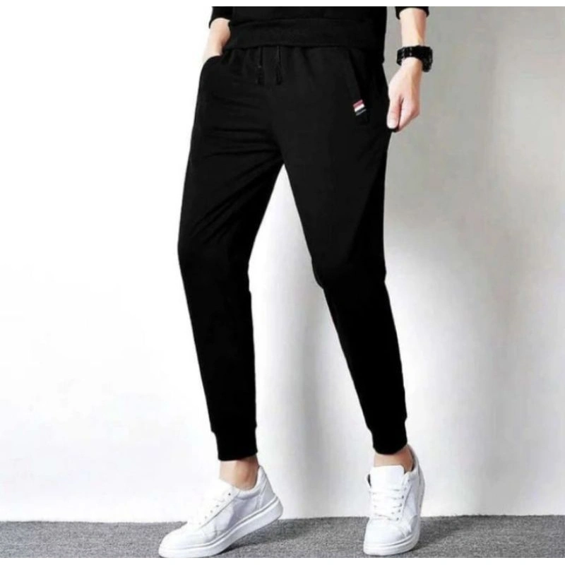 celana jogger unisex buat olahraga santai bahan babyterry adem