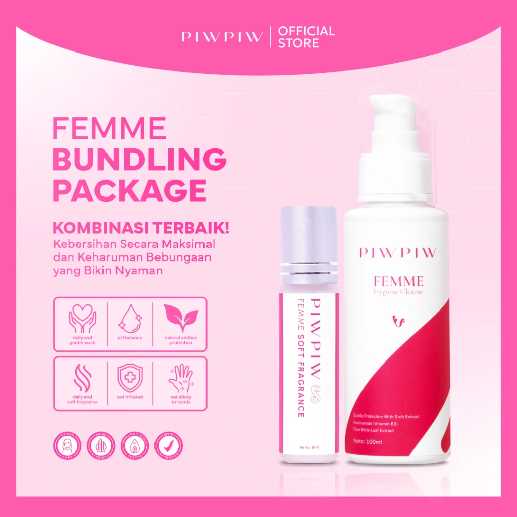 [SPECIAL FEMME BUNDLING PACKAGE] Femme Hygiene Cleanse + Femme Soft Fragrance