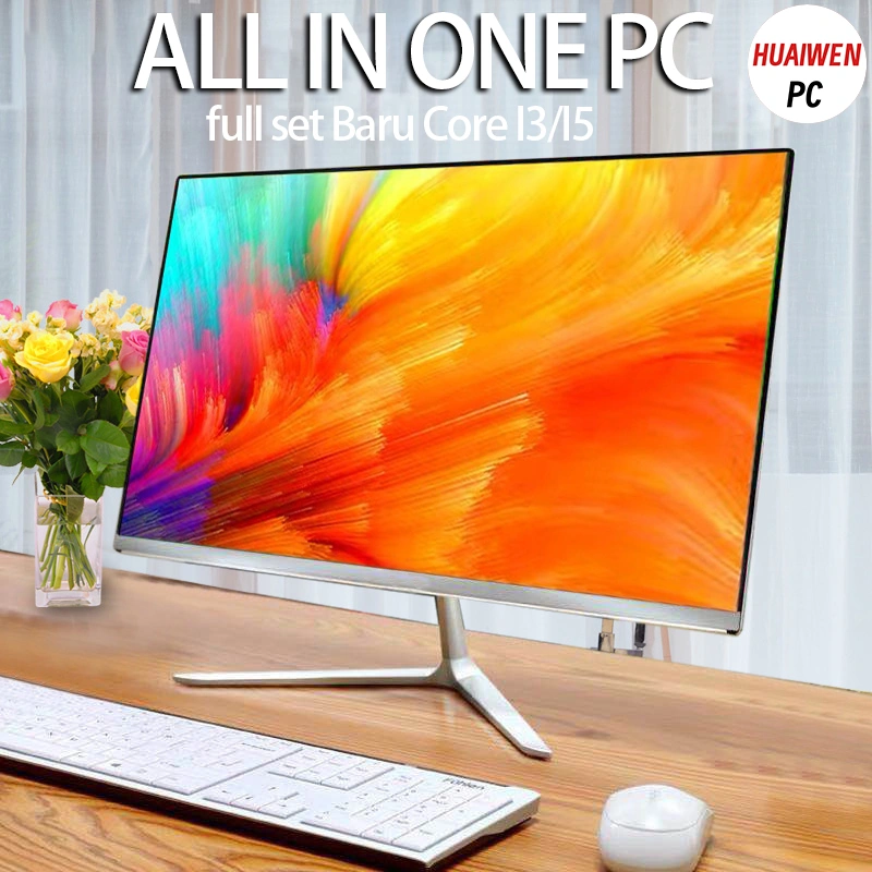 Huaiwen FULL PC ALL IN ONE  Konfigurasi tinggi CORE I5 RAM  8GB/16GB 512/1TB SSD cocok buat Kantor/ Desai/Hiburan dan Gaming Garansi Satu Tahun Dengan asuransi pengiriman