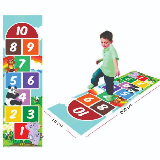 Mainan Edukasi Engklek - mainan tradisional engklek - tengge tengge - hopscotch - jingkat activity games
