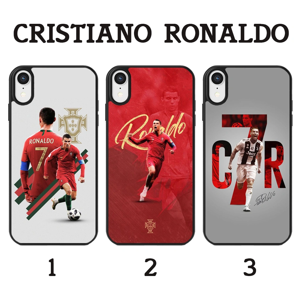 CRISTIANO RONALDO - Softcase Glossy (BERGARANSI) Iphone samsung xiaomi redmi oppo vivo realme (Case Casing hp)