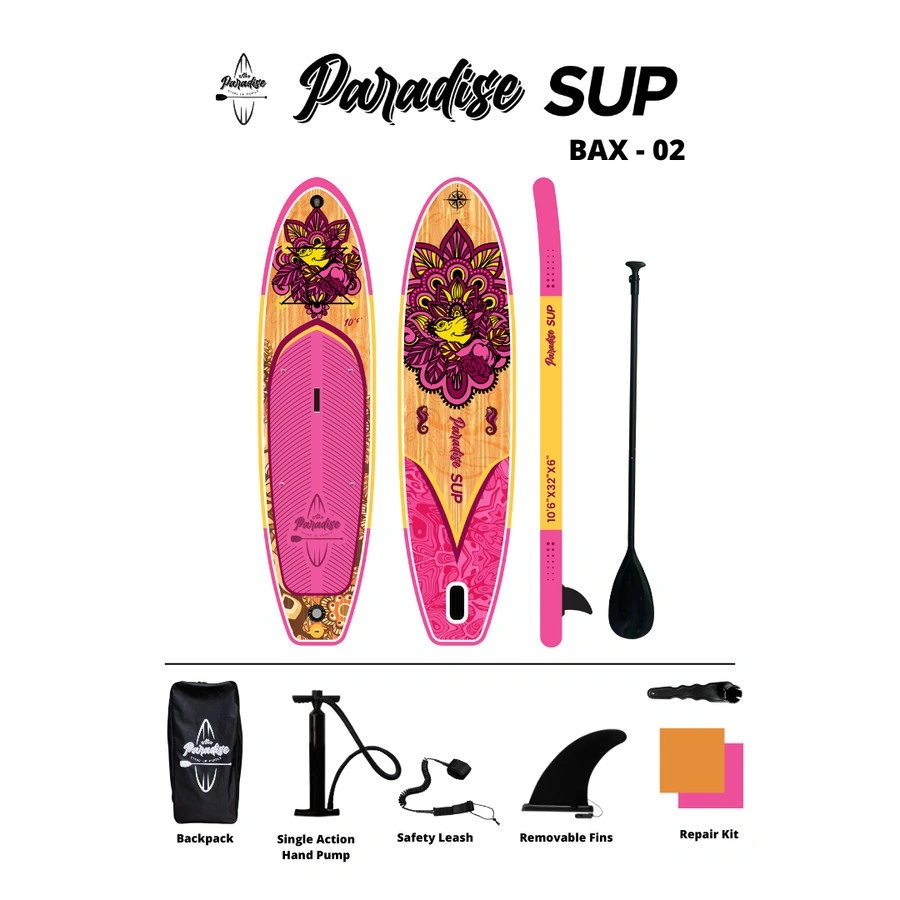 Inflatable Stand Up Paddle Board Papan Selancar Paddle / SUP Travel BAX